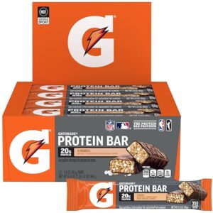 Gatorade Whey Protein Recover Bars, S'mores, 12 Count